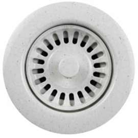 Houzer 190-9266 3-1/2" Speckled Granite White Basket Strainer