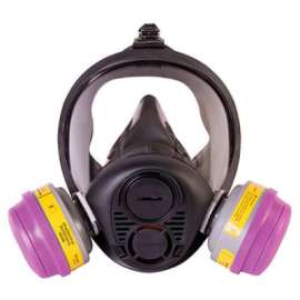 North RU6500 Silicone Full Facepiece Respirator, Small, RU65001S