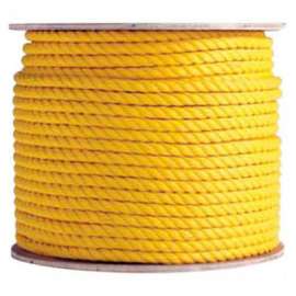 BOEN Polypropylene 3-Strand Rope YR-581200 - 5/8" x 1200' - 80 Lb. - Yellow