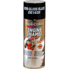 Dupli-Color Engine Enamel With Ceramic Ford Semi-Gloss Black 12 Oz. Aerosol - DE1635