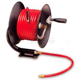 Legacy; L8650 3/8"x 50' 300 PSI Hand Crank Low Pressure Steel Hose Reel