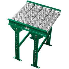 Ashland Conveyor 4' Ball Transfer Conveyor Table 30435 - 36" BF - 3" Ball Centers