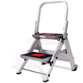 Little Giant Safety Aluminum Step Ladder - 2 Step - 10210BA