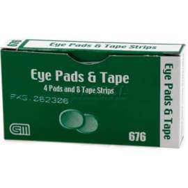 Eye Pads, 2 1/4" x 2 1/4" Pad, 4/Box
