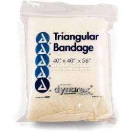 Triangular Bandage, 40" x 40" x 56", 1/Bag