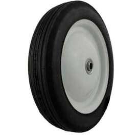 Marathon 00401 10 x 1.75 Semi-Pneumatic Ribbed Tread - 1.5" Centered - 1/2" Bearing