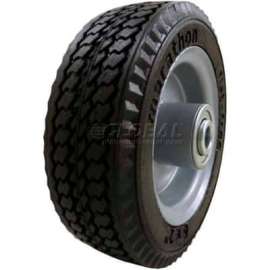 Marathon 33101 6 x 2 Sawtooth Tread Flat Free - 2.375" Centered Hub - 1/2" Bearings