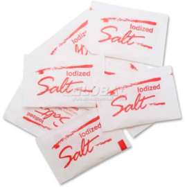 Diamond Crystal Iodized Salt Packets, 0.026 oz., 1000 Packets/Box, 3 Boxes/Carton