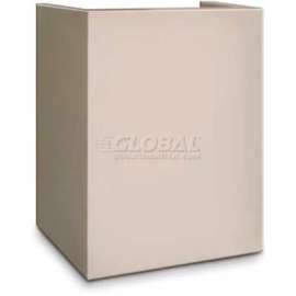 Mesa Safe Pedestal Hotel & Residential Security MP916-WHT 18"W x 15"D x 18"H, White