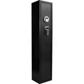 Barska Quick Access Biometric Rifle Safe AX11652 - 8-5/8"W x 9-13/16"D x 52-3/16"H Black