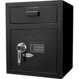 Barska Large Keypad Depository Safe AX11930 - 15-5/16"W x 13-1/2"D x 19"H, Black