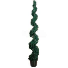 Nearly Natural 6' Cedar Spiral Silk Tree (Indoor/Outdoor)