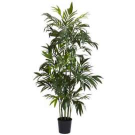 Nearly Natural 6' Bamboo Palm Silk Tree, Green
