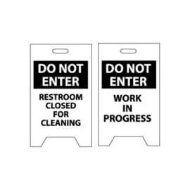 Floor Sign - Do Not Enter Restroom Closed For Cleaning