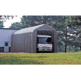 ShelterLogic, 95370, Peak Style Shelter 14 x ft. 24 x ft. 12 ft. Gray