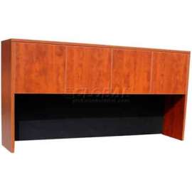 Boss Hutch with 4 Doors - 71" - Cherry
