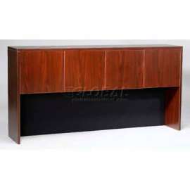 Boss Hutch with 4 Doors - 71" - Mahogany