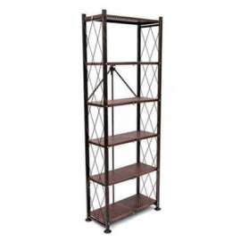 Origami RB-OTM 6 Tier Bookshelf 24"L x 10-3/5"W x 65"H Bronze