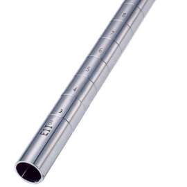 Nexel P54C Chrome Post 54"H Leveler Installed - 2 Pack