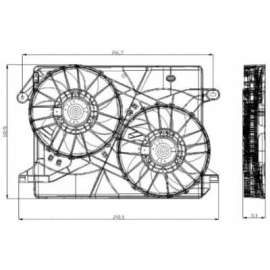 Global Parts 2811574 - Engine Cooling Fan Assembly