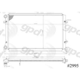 Global Parts 2995C - Engine Coolant Radiator