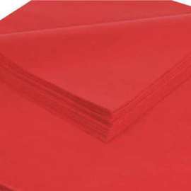 Global Industrial Gift Grade Tissue Paper, 20"W x 30"L, Scarlet, 480 Sheets