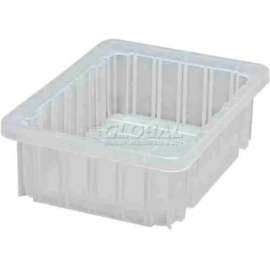 Global Industrial Clear-View Dividable Grid Container DG91035CL - 10-7/8 x 8-1/4 x 3-1/2