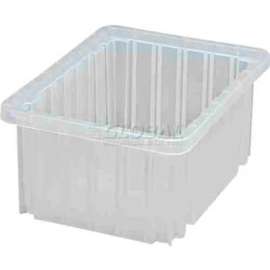 Global Industrial Clear-View Dividable Grid Container DG91050CL - 10-7/8 x 8-1/4 x 5