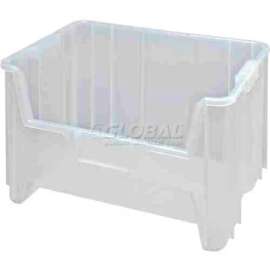 Quantum Heavy-Duty Giant Stackable Bin, 19-7/8 x 15-1/4 x 12-7/16 , Clear