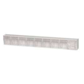 Quantum Tip Out Storage Bin QTB309 - 9 Compartments White