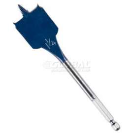 BOSCH 1-1/4" X 6" Daredevil Standard Spade Bit, DSB1017B, Hex Shank