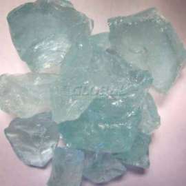 Hiland Fire Glass RGLASS-AQ 1/2" to 1" Dia. Recycled Aqua 10 Lbs