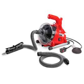 RIDGIDK-30 Auto-Clean With MAXCORE Cable, 30'L x 1/4"Dia. Cable, 3/4", 1-1/2" Line Cap.