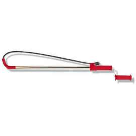 RIDGID Toilet Auger W/Compression Wrapped Inner Core Cable W/Drop Head, 6'L, 1/2"W Cable