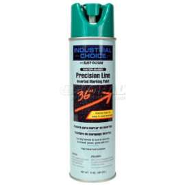Rust-Oleum M1800 Water-Based Precision-Line Inverted Marking Paint Aerosol, Safety Green