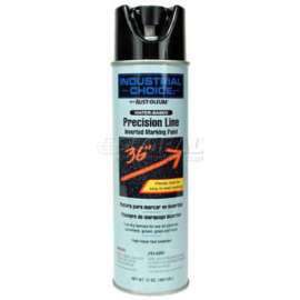 Rust-Oleum M1800 System Water-Based Precision-Line Inverted Marking Paint Aerosol, Black