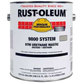 Rust-Oleum 9800 System 340 Voc Dtm Urethane Mastic Silver Gray 9882419