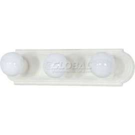 Nuvo 60/312, 3 Light-Vanity & Wall, Textured White, 18"W X 4.75"H