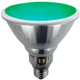 Sunlite 05367-SU SL23PAR38/G 23W Green PAR38 Reflector CFL Light Bulb, Med Base