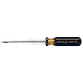 Stanley 66-168-A 100 Plus Standard Slotted Tip Screwdriver 3/8" x 8"