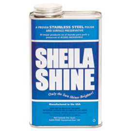 Sheila Shine Stainless Steel Cleaner & Polish, Gallon Bottle, 4 Bottles - 4