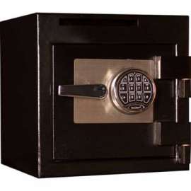 Tracker Safe Front Drop Slot Deposit Safe Electronic Lock - DS141414-ESR - 14"W x 14"D x 14"H Black