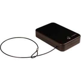 Tracker Safe Portable Safe SPS-02 - Key Lock - 6-1/2"W x 9-11/16"D x 1-3/4"H - Black