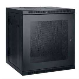 Tripp Lite 10U SmartRack Low-Profile Switch-Depth Wall-Mount Rack Enclosure Cabinet, Hinged Back