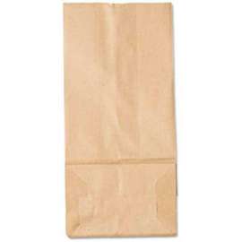 Duro Bag Paper Grocery Bags, #5, 5-1/4"W x 3-7/16"D x 10-15/16"H, Kraft, 500/Pack