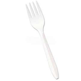 Boardwalk MWPPFK, Forks, Polypropylene, White, 1000/Carton