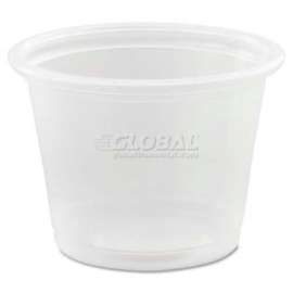 Dart Conex Polypropylene Portion Container, Translucent, 1 Oz., 125/Bag; 20/Bags Carton