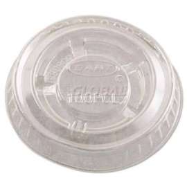 Dart DCCPL100N, Portion Cup Lids, Fits 1/2-1 oz. cups, Plastic, Clear, 2500/Carton