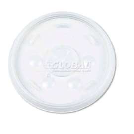 Dart Plastic Lids, for 12-oz. Hot/Cold Foam Cups, Slip-Thru Lid, 1000/Carton