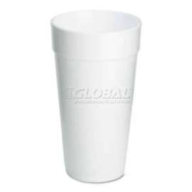 Dart Foam Cups, 20 oz., White 500/Carton